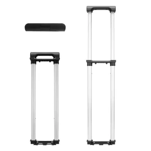 Telescopic Luggage Handles suitcase for PC Hard Shell Suitcases, and Trolley, 2/3-stage, made by BOLUO Jingxiang