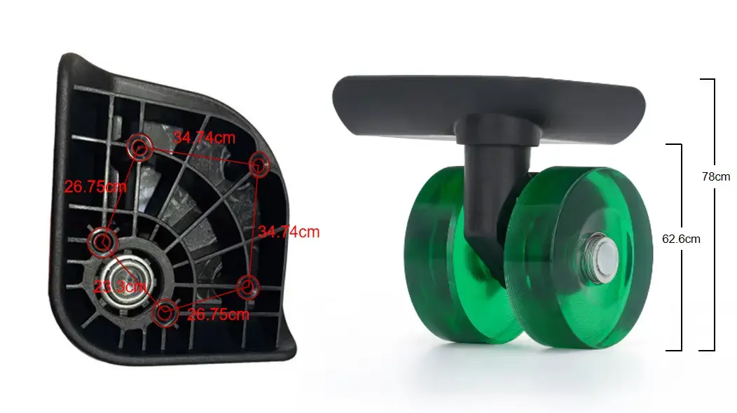 绿色输液车轮工艺