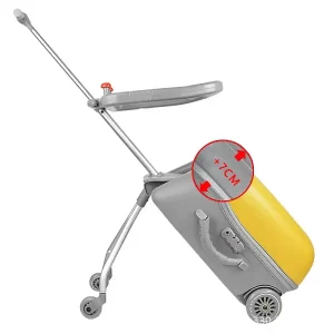 Ride-on Luggage for Kids 7 cm expansion
