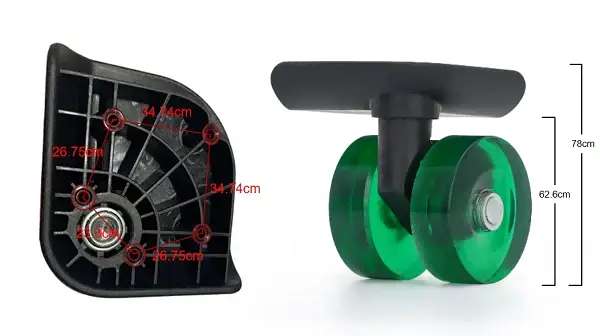 JX9173 Infusion-compatible Replacement Wheels Parameters(مم)