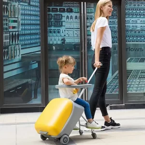Ride-on Luggage for Kids: Easy to pull, smooth to slide