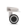 Ruote da bagagli universali durevoli JX9133, bianco
