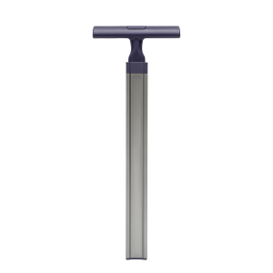 Silver-grey JX8091single telescopic luggage handle