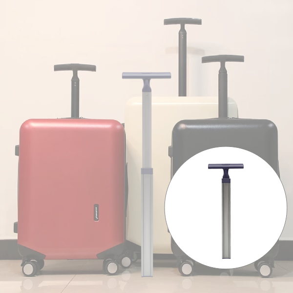 Der einzelne Teleskop-Gepäckgriff JX8091 eignet sich perfekt für Koffer unterschiedlicher Größe