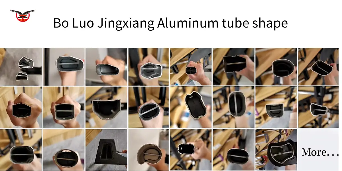 Boluo Jingxiang's trollry handle aluminum tube shape collection, please inquire for more tube shapes