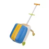 kids rolling suitcase blue