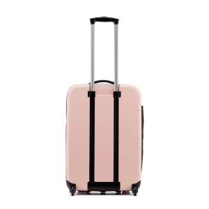 foldable luggage with a durable telescopic handle